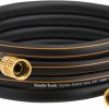 Giraffe Tools | Giraffe Hybrid Garden Hose 5/8\" X 50Ft, Custom Length, No Kink, Flexible, Leakproof Hose With Male To Female Fittings, 600 Burst Psi