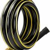 Solution4Patio Expert in Garden Creation | Solution4Patio 3/4 In. X 10 Ft. Short Garden Hose, No Leaking, Black Lead-In Hose Male/Female Solid Brass Fittings For Water Softener, Dehumidifier, Vehicle Water Filter, 12 Years Warranty