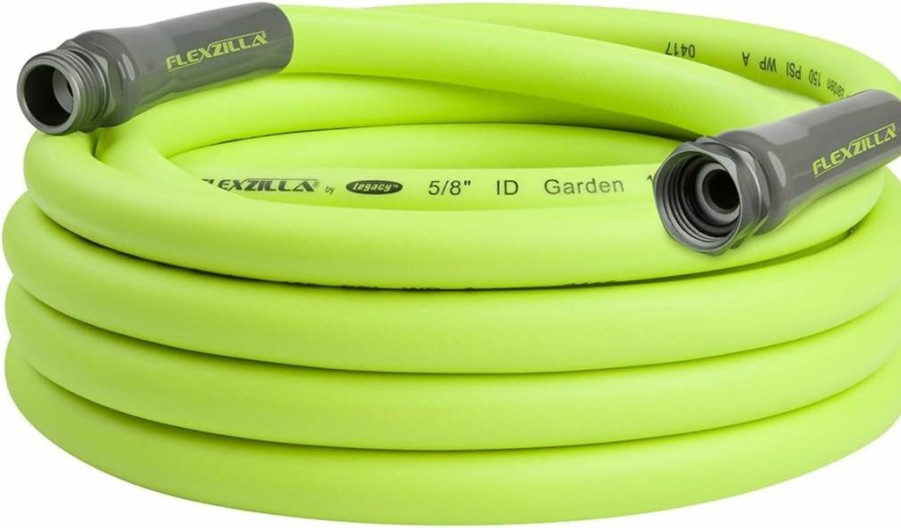 Flexzilla | Flexzilla Garden Hose 5/8 In. X 25 Ft, Heavy Duty, Lightweight, Drinking Water Safe, Zillagreen - Hfzg525Yw-E