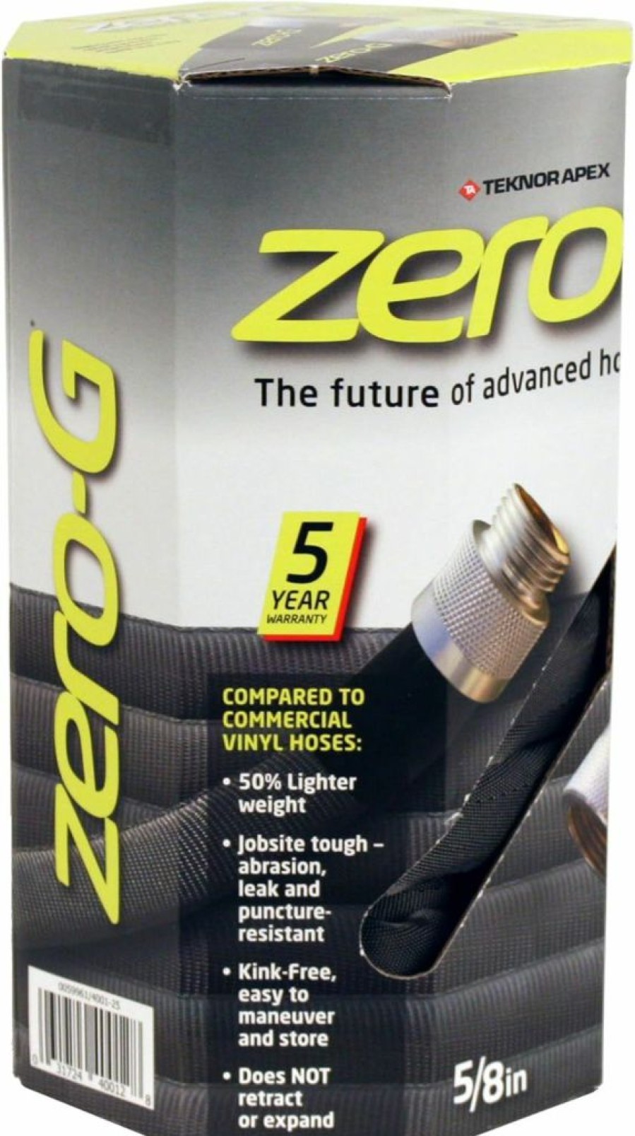 zero-G | Zero-G Lightweight, Kink-Resistant, Heavy Duty Garden Hoses (5/8\" X 25')