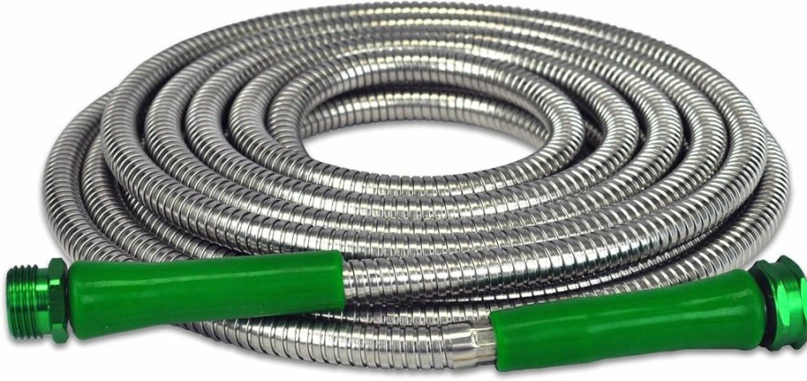 Armor Metal Hose | Armor Metal Hose 54370 (25'), Stainless Steel Harvest Trading Group Metal Garden Hose, Original 304 Stainl, Stainless