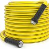 GREENER | Greener 50Ft Tools Hybrid Garden Hose Dia.5/8'' Inner Durable Rv Garden Hose With Swivel Grip Handle 150Psi High Burst Strength Industrial Water Hose For All Weather Outdoor (Yellow)