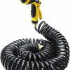 6699 | 6699 Heavy-Duty Eva Coil Garden Hose 50Ft With 3/4\" Ght Solid Brass Fittings Retractable Corrosion Resistant Garden Coil Hose For Garden Lawn Watering, Car Washing