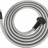 Yanwoo | Yanwoo 304 Stainless Steel 15 Feet Garden Hose With Female To Male Connector, Water Hose, Metal Hose, Outdoor Hose (15Ft)