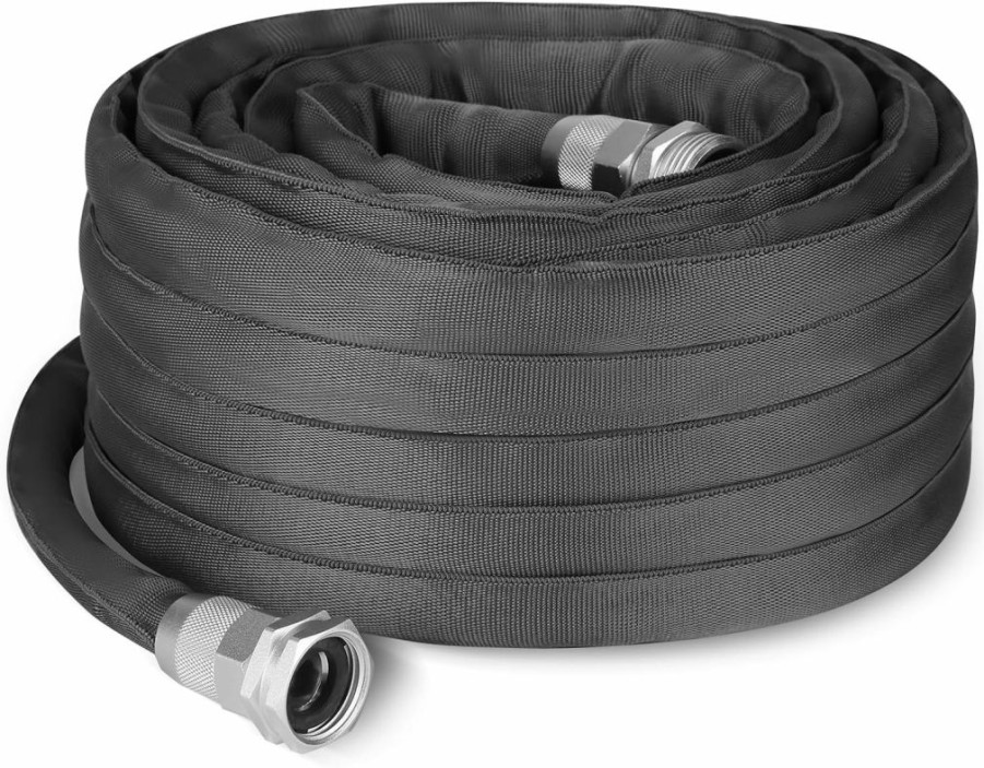 ANZEKE | Anzeke Garden Hose, Lightweight, Ultra Flexible, Durable, Kink-Free Garden Hose, 3/4 Solid Fittings Water Hose For Outdoor, Garden, Lawn, Car Wash, 15-Feet X 5/8-Inch