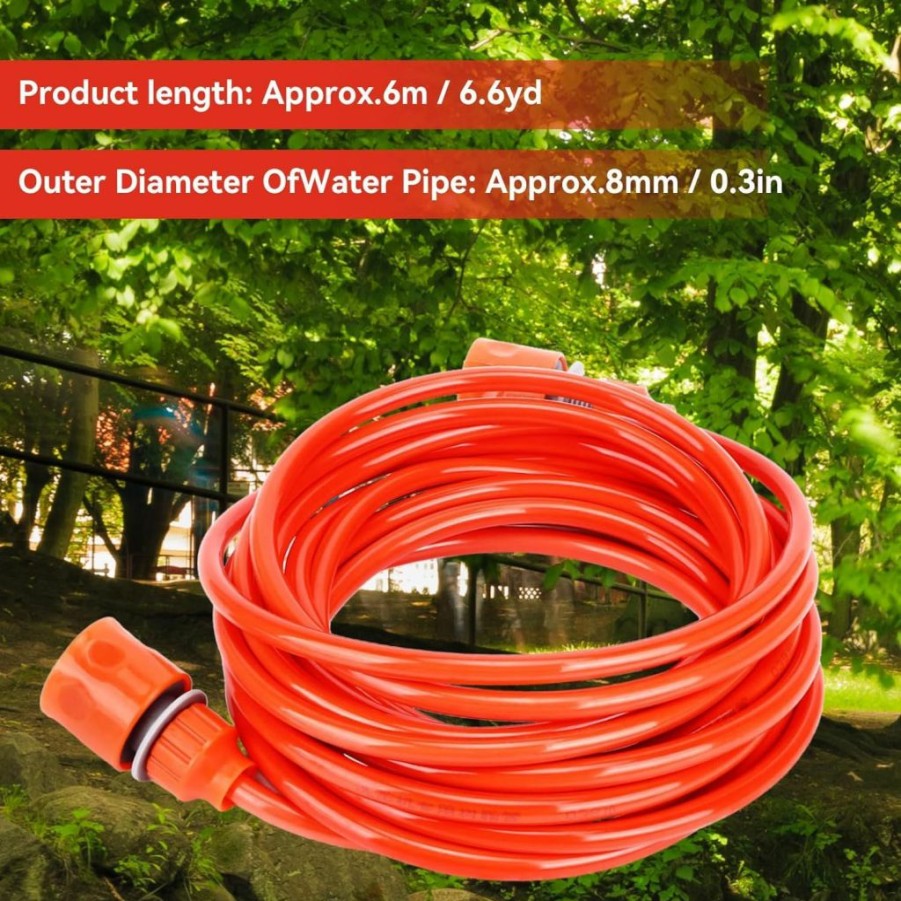 HERCHR | Garden Hose 20Ft, Flexible Water Hose For Plants Car Yard Hose 6M / 6.6Yd Garden Hose With Connectors