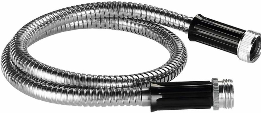 Beaulife | Beaulife Metal Garden Hose 25 Ft Flexible No Kink Lightweight Rv Drinking Water Hose Extension Leader Hose Heavy Duty Outdoor