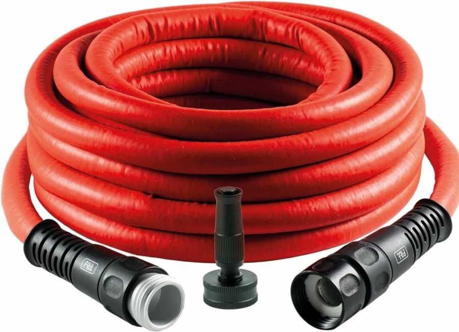 FITT | Fitt Flow Expandable Hose 50Ft. For Patio And Garden. Made In Italy, Expanding From 30 Ft To Over 50 Ft, 3X Lighter Than Others