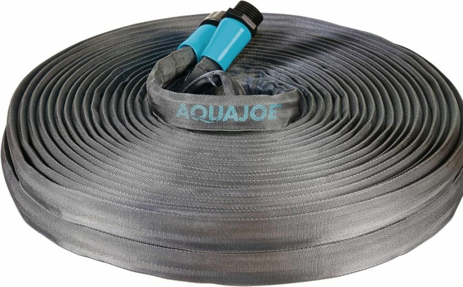 Aqua Joe | Aqua Joe Ajfjh25B 25-Foot 1/2-Inch Ultra-Flexible Kink-Free Fiberjacket Garden Hose, 300 Psi Burst Rated