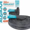 Aqua Joe | Aqua Joe Ajfjh100-Pro Fiberjacket Garden Hose W/Metal Fittings And Twist Nozzle, 600 Max Psi Rating