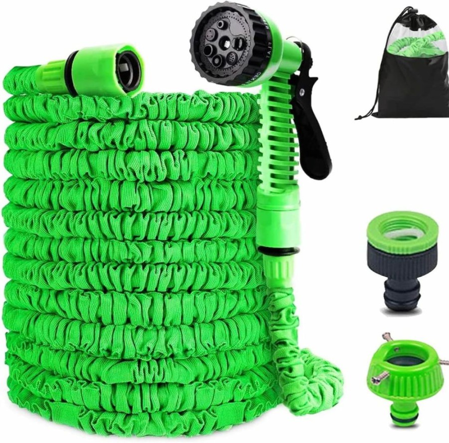 Generic | Expandable Garden Hose, Lictech 50Ft Flexible Water Hose With 7 Function Nozzle, Retractable Lightweight Magic Water Pipe For Washing