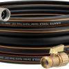 Giraffe Tools | Giraffe Tools Hybrid Garden Hose 75Ft X 5/8\", Male And Female Fittings With Shut Off Valve, Flexible, Heavy Duty, Leakproof, Lightweight Water Hose