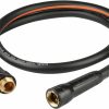 EADUTY | Eaduty Hybrid Garden Hose 5/8 In. X 75 Ft, Heavy Duty, Lightweight, Flexible With Swivel Grip Handle And Solid Brass Fittings, Gray+Orange