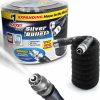 BulbHead | Pocket Hose Silver Bullet 25 Ft Turbo Shot Nozzle Multiple Spray Patterns Expandable Garden Hose 3/4 In Solid Aluminum Fittings Lead-Free Lightweight And No-Kink