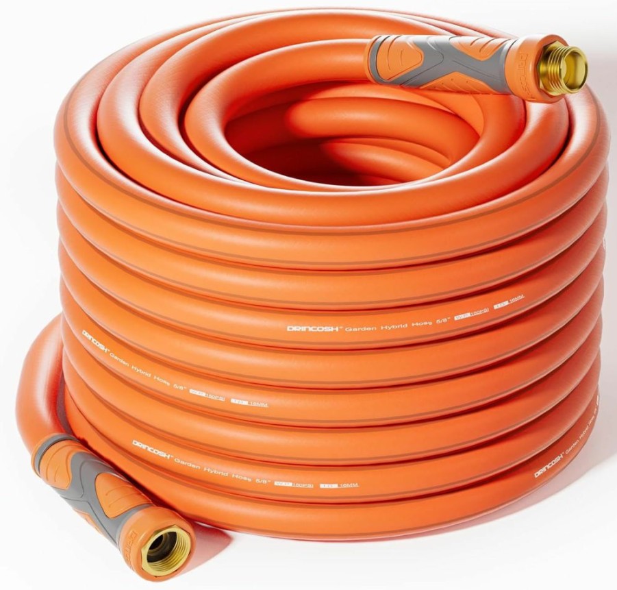 DRINCOSH | Drincosh 5/8\" 100 Ft Garden Hose Burst 600 Psi Lead-In Hose Durable Water Hose Lightweight Flexible Garden Hose With Swivel Grip Handle For All-Weather Outdoor, Lawn, Car Wash, Backyard