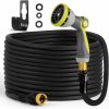 Gpeng | Expandable Garden Hose, 2024 New Patented Leak-Proof Lightweight Flexible Garden Hose With 10-Function Spray Nozzle,50Ft(Blue)