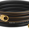 Giraffe Tools | Giraffe Hybrid Leader Hose 5/8\" X 15Ft, Custom Length, No Kink, Flexible, Leakproof Water Hose With Male To Female Fittings, 600 Burst Psi