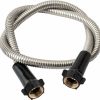 Yanwoo | Yanwoo 304 Stainless Steel 6Ft Garden Hose With Female To Female Brass Connector, 18Mm Outer Diameter Flexible & Lightweight Heavy Duty Short Water Hose For Outdoor (6 Feet)