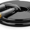 SPECILITE | Specilite Lightweight Garden Hose 75 Ft With 360 Rotatable Fitting, 1/2\" Flat Pvc Water Hose No Kink & No Water Leakage, Sturdy & Durable Flat Hoses For Yard, Boat, Outdoor, Greenhouse