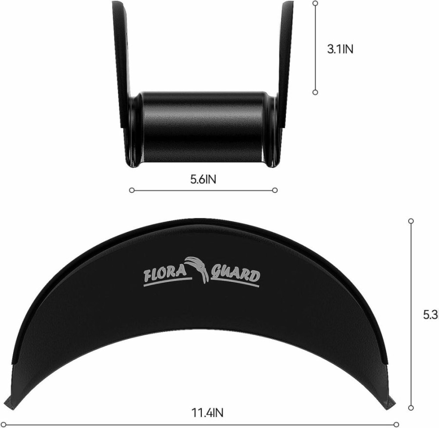 FLORA GUARD | Flora Guard Hose Holder Wall Mount - Heavy Duty Metal Hose Hanger, Water Hose Holder For Outside Yard, Anti-Rust Anti-Slip Garden Hose Holder Ideal For Water Hose, Extension Cords (American Flag)