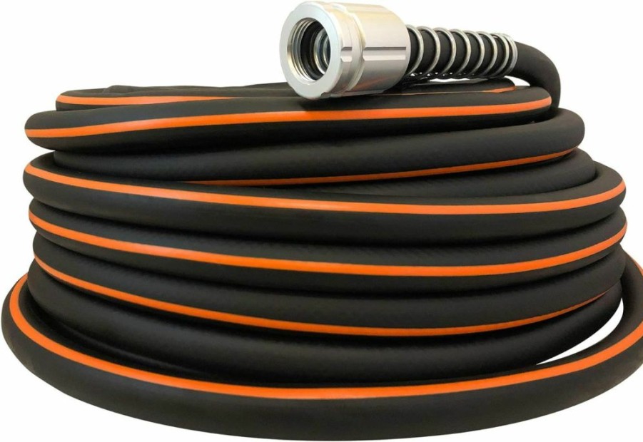 Flexon | Flexon Flxp58100Cn Flextreme Pro Performance Rubber Garden Hose, 100 Ft, Black