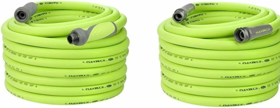 Flexzilla | Flexzilla Garden Hose With Swivelgrip, 5/8 In. X 50 Ft., Heavy Duty, Lightweight, Drinking Water Safe, Zillagreen - Hfzg550Yws-E