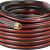 YAMATIC | Yamatic Garden Hose 5/8 In X 25 Ft With Swivel Fitting, Kink Free Water Hose With Solid Brass Connector For All-Weather Outdoor, Lawn