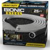 BIONIC STEEL | Bionic Steel 50 Foot Metal Garden Hose 304 Stainless Steel Super Tough & Flexible, Lightweight, Crush Resistant Aluminum Fittings, Kink & Tangle Free, Rust Proof, Easy To Use & Store