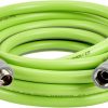 HQMPC | Hqmpc Hose Garden Hose With Swivel Grip 5/8 In. X 12 Feet Water Hose Heavy Duty Durable Material Water Hose With Solid Fittings (Green)