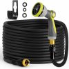 Gpeng | Expandable Garden Hose, 2024 New Patented Leak-Proof Lightweight Flexible Garden Hose With 10-Function Spray Nozzle,25Ft(Blue)